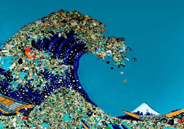 Plastic in the ocean