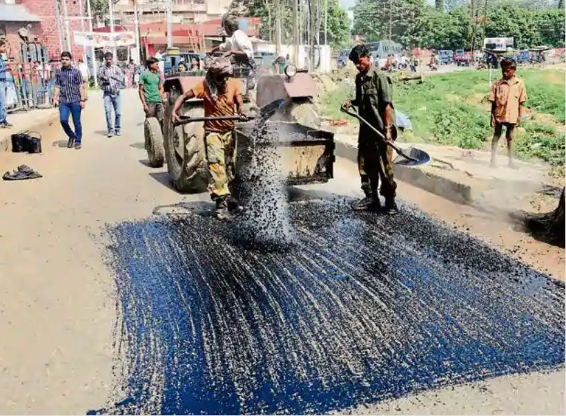 Plastic roads